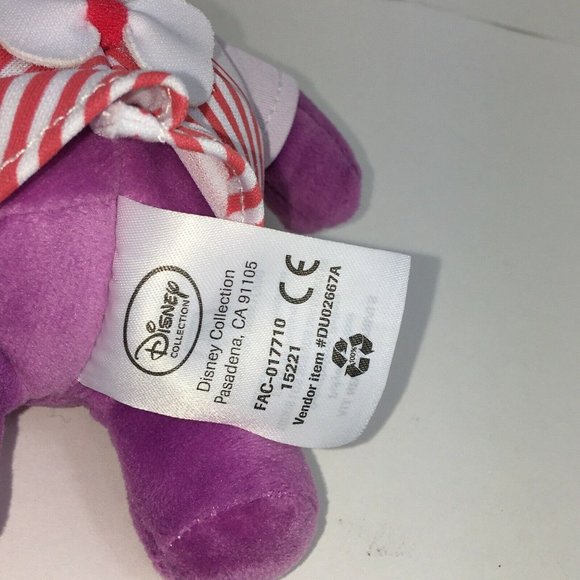 Disney Doc McStuffins Plush Hallie Hippo 8" Beanbag Stuffed Animal Hippopotamus - Picture 7 of 12